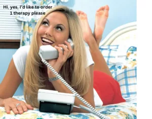 A meme that shows a girl on her bed on the phone